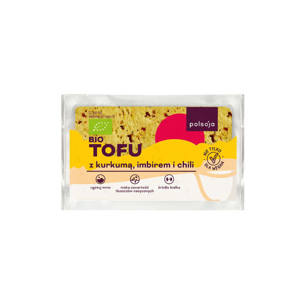 Tofu z kurkumą, imbirem i chilli bio  